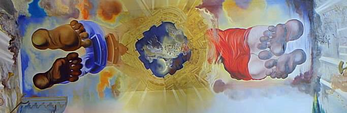 Ceiling in The Dal� Museum.