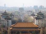 View of the drum tower north of Jingshan Park.
