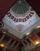 Inside the Taj.