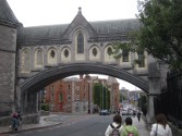 The cathedral's bridge.