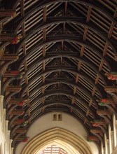 The nave's angel roof, by Sir George Gilbert Scott