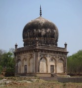 One of the twin tombs.