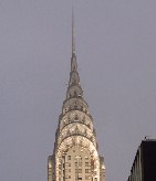The Chrysler Building, on 42nd Street.