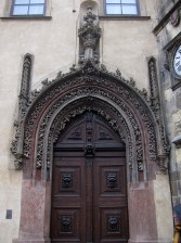 Door of the old town hall