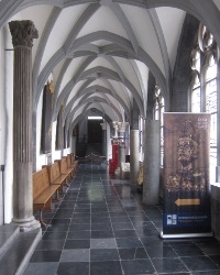 The cloister.
