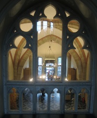 The staircase.