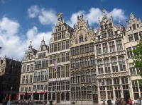 The guildhalls.