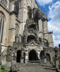 At St. Paul's, the unusual calvary by Van Der Voort The Elder.