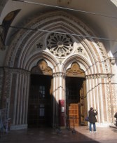 Entrance to the lower church