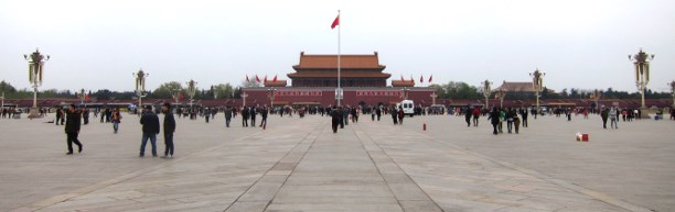 Tiananmen Square is almost incomprehensibly large - 36 times the size of Trafalgar Square.