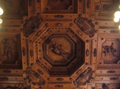 The ceiling of the anatomical theatre