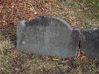 Copp family burials in Copp's Hill Burying Ground.