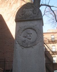 The grave of John Hancock, one of the Founding Fathers.
