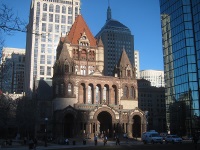 Trinity Church (1877, H.H. Richardson - perhaps his most significant work).