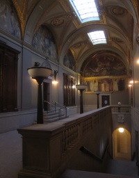 Sargent Hall at the public library.