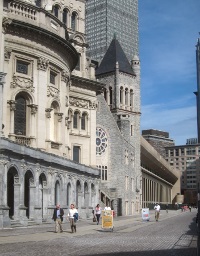 The First Church Of Christ, Scientist (the extension overwhelms the original structure).
