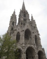 Notre Dame De Laeken, site of the Royal Crypt (Poelaert, 1854, clearly unfinished).