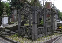 Ornate tomb in Laeken cemetery.