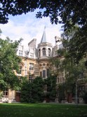 Tree Court in Gonville And Caius College.