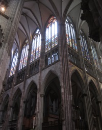 Tall clerestory.