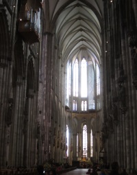 The apse.
