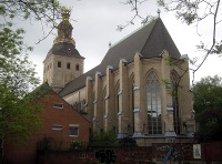 St. Ursula, which according to legend holds the remains of the 11,000 followers of the eponymous British saint.