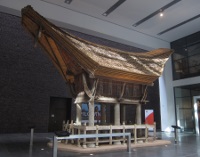 A Toraja granary from Sulawesi (Celebes).