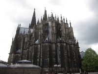 The medieval apse.