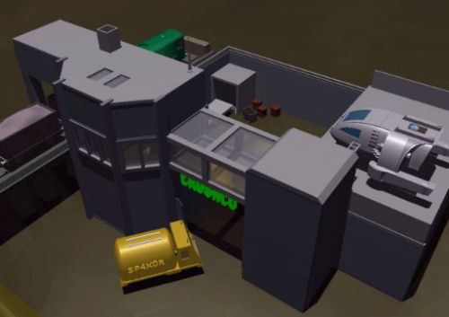 A processing plant.