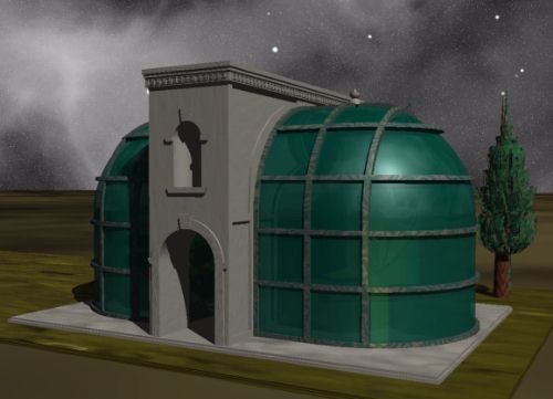 A greenhouse.