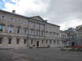 Leinster House, seat of the modern parliament.