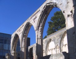 The ruins of Greyfriars