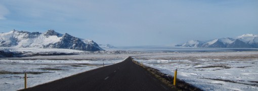 The road across the ice plains.