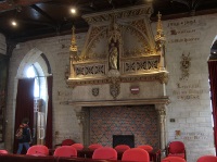The gothic hall.