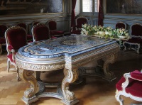 Inside the town hall.