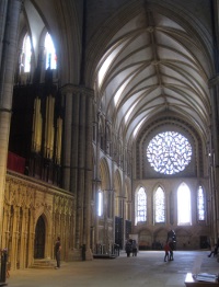 The south transept.
