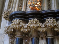 Florid carving.
