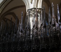 Carved stalls (1361).