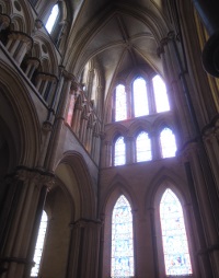 Like York Minster, Lincoln has a second transept.