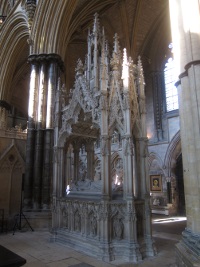 Bishop Wordsworth's spectacular tomb.