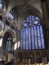 The much-admired Angel Choir (1256, Simon Of Thirsk or Richard Of Stowe).