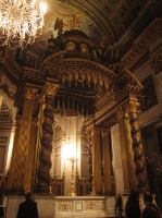 The baldacchino