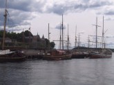 Akershus Castle, and the docks