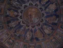 The ceiling of the Neonian Baptistry (at the cathedral)
