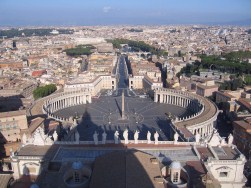 Rome from the dome of St. Peter's.