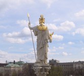 Athena looks out over imperial Vienna