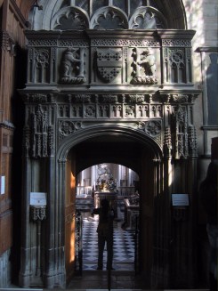 Entrance to the Beauchamp Chapel