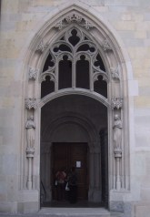 The door of Fraumünster.